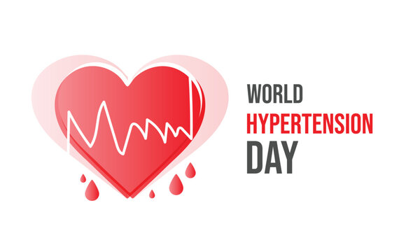 World Hypertension Day. Template for background, banner, card, poster. vector illustration.