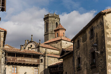 Fototapeta na wymiar Landscape of Rupit, a Catalan medieval town