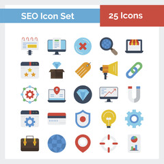 Icons for seo and web optimization. for websites and mobile websites and apps.