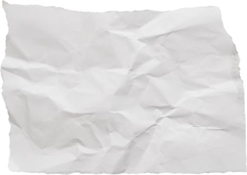 piece of white paper tear isolated on white background