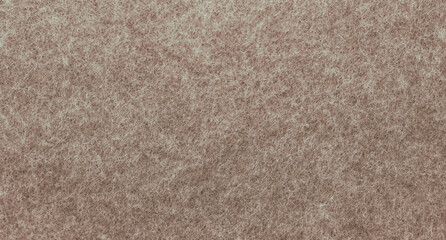 Fototapeta na wymiar Brown felt background. Surface of fabric texture in beige - brown color. 