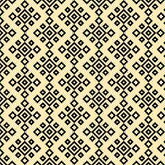 Seamless abstract geometric pattern with lines and rhombuses for fabric, background, surface design, packaging Vector illustration	