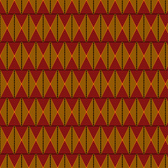 Seamless abstract geometric pattern with lines and rhombuses for fabric, background, surface design, packaging