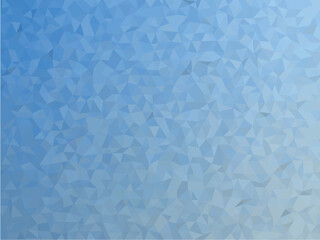 Abstract geometric mosaic background, crystal diamond wallpaper, low poly, blue faceted texture and seamless pattern, vector