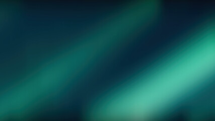 Light leak. Defocused glow overlay. Glare reflection. Blur green blue color gradient soft texture flare on dark abstract illustration background.