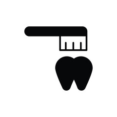 dental cleaning icon vector stock.