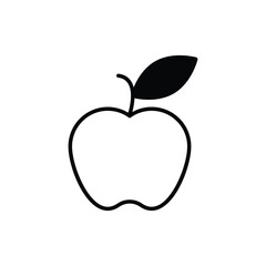 apple icon vector stock.