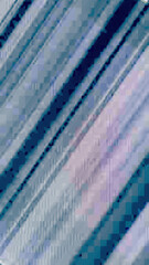 Pixel noise. Digital artifacts. Glitch texture. Electronic defect. Blue pink color grain diagonal stripes abstract illustration background.
