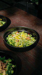 delicious simple salad in a bowl