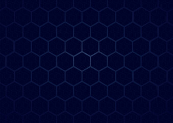blue background with polygons with a highlight in the center
