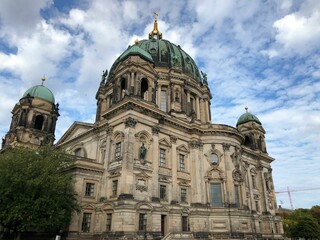Fototapeta na wymiar Berlin Cathedral, also known as the Evangelical Supreme Parish and Collegiate Church.
