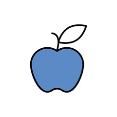 apple icon vector stock.