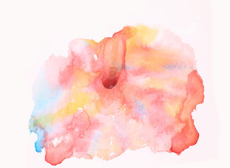 Abstract design watercolor picture painting illustration background