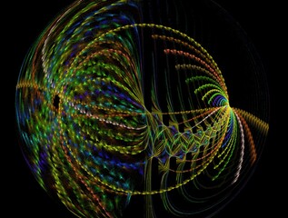 Imaginatory fractal abstract background Image