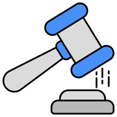 Trendy design icon of auction