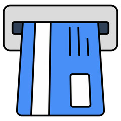 Perfect design icon of atm withdrawal