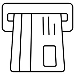 Perfect design icon of atm withdrawal