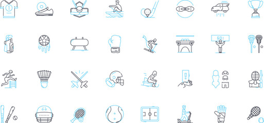 Therapy linear icons set. Counseling, Psychotherapy, Rehabilitation, Support, Healing, Treatment, Guidance line vector and concept signs. Intervention,Talking,Understanding outline illustrations