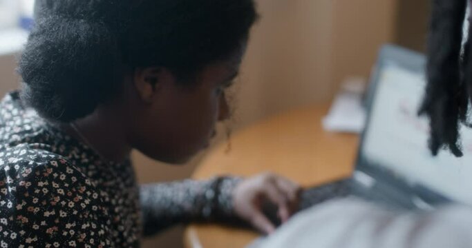 MS Brother (16-17) helping sister (10-11) with homework / Birmingham, UK