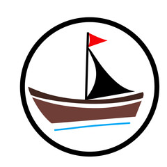 Boat vector icon