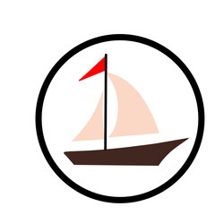 Boat vector icon