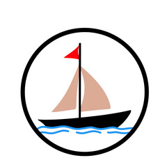 Boat vector icon
