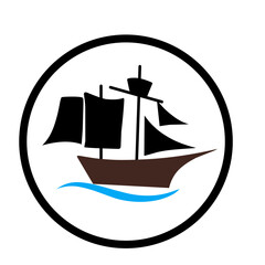 Boat vector icon