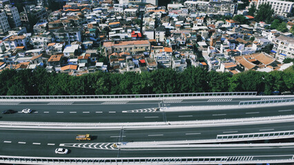 Aerial View of City Buildings