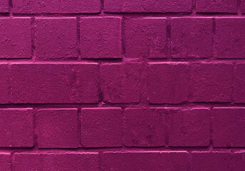 Bricks, purple metallic touch
