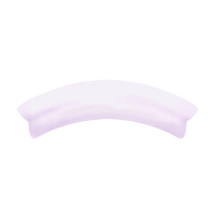 Watercolor purple ribbon 