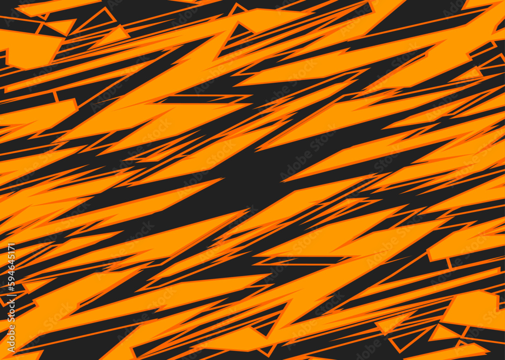 Poster abstract background with seamless rough lines pattern