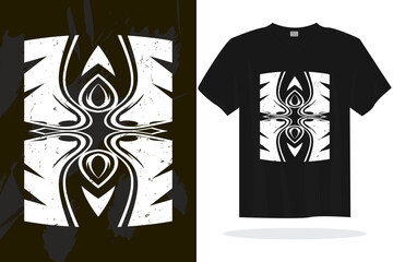 Modern t shirt design with random vector graphics