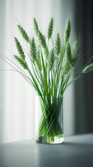 a bouquet of spikelets in a shaft