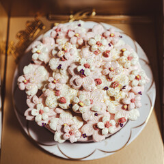 桜のケーキ