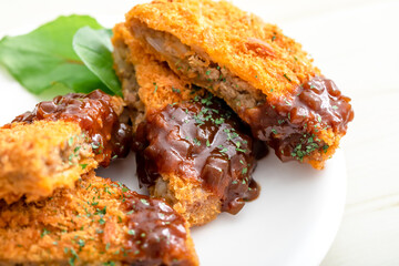 牛肉のメンチカツ　Mince cutlet of beef