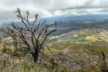 Fototapeta na wymiar natural landscape in the city of Santo Antônio do Itambé, State of Minas Gerais, Brazil