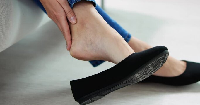 Uncomfortable Shoes Blister Pain