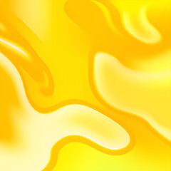 Yellow Liquid color background. Fluid gradient composition