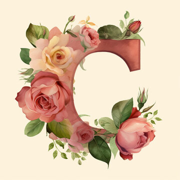 rose, flower,  alphabet, a, b, c d, f, g, h, j, k, l, m, n, p, q, r, s, t, v, x, z, red, roses, isolated, love, nature, valentine, flowers, bouquet, blossom, beauty, floral, generative ai