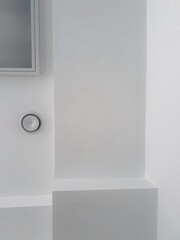 white door in background