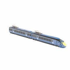 a modern train, 3d rendering