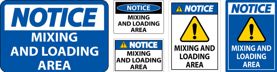 Notice Fire Will Cause Toxic Fumes Sign On White Background