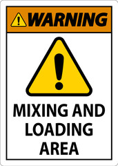 Obraz premium Warning Fire Will Cause Toxic Fumes Sign On White Background