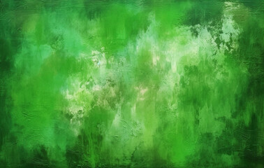 Obraz na płótnie Canvas abstract grunge decorative green stone wall texture Generative AI