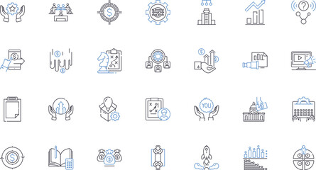 Obraz na płótnie Canvas Cloud data line icons collection. Storage, Backup, Security, Scalability, Accessibility, Reliability, Integration vector and linear illustration. Migration,Management,Virtualization outline signs set