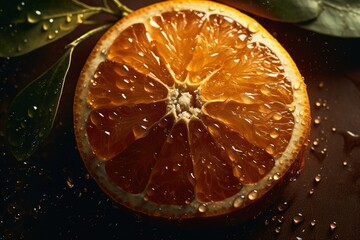Fresh orange fruit