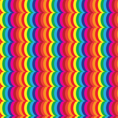 Obraz premium rainbow 10 color pattern