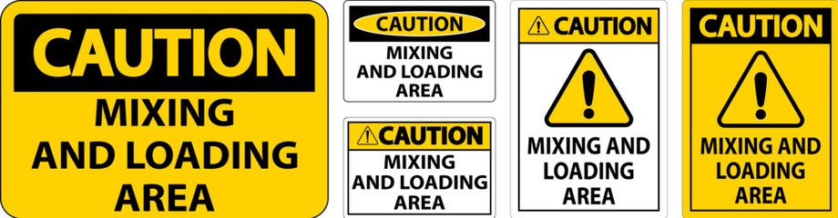 Caution Fire Will Cause Toxic Fumes Sign On White Background