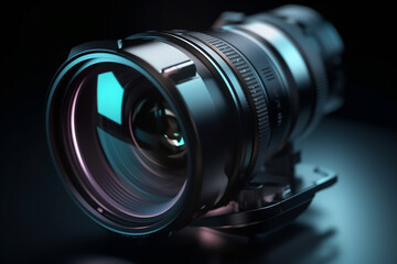 Fototapeta na wymiar Futuristic looking Prime Lens