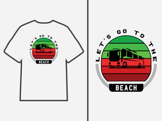 Travel and adventure T-shirt design